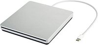 Lecteur de CD/DVD externe USB-C portable, graveur/lecteur de CD/DVD fin avec lecteur pour MacBook Pro Air Mac Laptop Windows10 Desktops