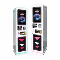Baby Bear Arcade Amusement Distributeur automatique Échange de pièces de monnaie et changeur de jetons avec lecteur de carte de crédit de facture de paiement par numérisation