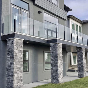 SZG Design Moderno Aço Inoxidável <span class=keywords><strong>Post</strong></span> 12mm <span class=keywords><strong>Topless</strong></span> Vidro Trilho Para Varanda - Product Image 4