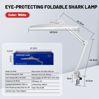 Lampe de travail LED professionnelle TUOLUN, pliable, 3 températures de couleur, lumière de studio pour bureau, lecture, manucure
