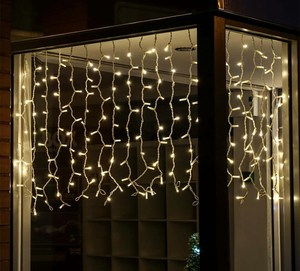 Luci a Tenda Natalizie da Esterno IP65 Impermeabili in PVC, 3x3m 2x1.5m - Product Image 4