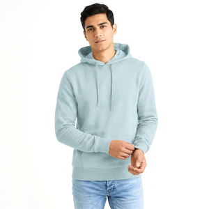 Sudaderas con Capucha de Color Sólido para Hombre, Personalizadas con su Propio Logotipo, 100% Algodón, Material Transpirable, Sudaderas Casuales con Capucha para Invierno - Product Image 1