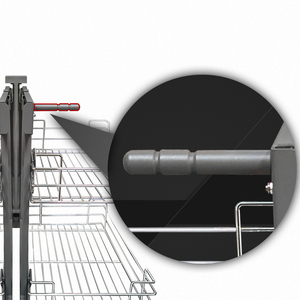Cesta Extraíble de Acero Inoxidable 304 de Diseño Moderno, Accesorios de Almacenamiento para Gabinetes de Cocina y Despensa, Instalación en Gabinetes - Product Image 2