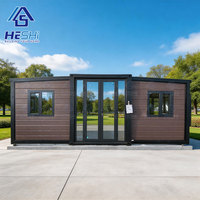 Maison mobile préfabriquée sur mesure de 20 pieds ou 40 pieds, 2, 3, 4 ou 5 chambres, maison conteneur extensible en vente