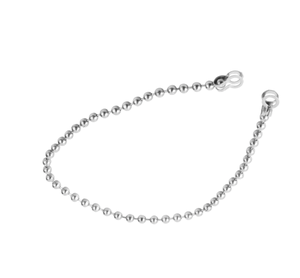 Cadena de bolas de acero inoxidable K1125 KIPP, cadena de sujeción de precisión de un solo hilo para retención de etiquetas - Product Image 1