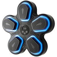 Machine de boxe musicale intelligente murale avec lumière LED, cible de boxe pour entraînement de fitness à domicile