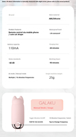 Mini Vibrador Galaku, Juguete Sexual Femenino, Ecológico, Resistente al Agua, para la Masturbación Femenina, Venta al por Mayor, Logotipo Personalizado, Recargable por USB