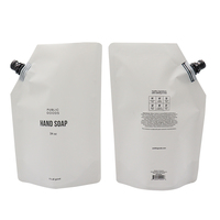 Pochettes de bec verseur réutilisables imperméables personnalisées de 12oz 34oz pour l'emballage de savon liquide pour les mains