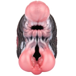 Masturbador Masculino de Doble Canal GEEBA, Vagina de Bolsillo con Forma de Elefante, Vagina de Fantasía, Vagina de Silicona Suave, Vagina Anal Artificial - Product Image 6