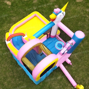 <strong>Funny</strong> Horse Oxford <strong>Inflatable</strong> Bouncy Castle Commercial Small Kids <strong>Inflatable</strong> Bounce House with <strong>Slide</strong> and <strong>Pool</strong> - Product Image 3