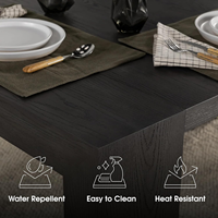 Ensemble de table compact pour un usage quotidien et transformable en configuration de salle à manger complète pour les invités, offrant des sièges flexibles pour toutes les occasions