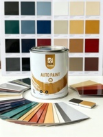 Peinture automobile acrylique économique 1K 2K haute brillance résistante aux UV pour réparation – Peinture solide