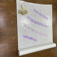 Tissu non tissé auto-adhésif imperméable blanc pour la protection des sols