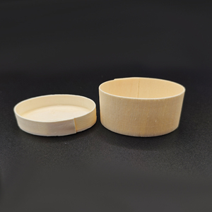Boîte alimentaire en bois biodégradable, boîte à pâtisserie jetable en bois, emballage écologique pour gâteaux, boîte cadeau pour boulangerie - Product Image 3