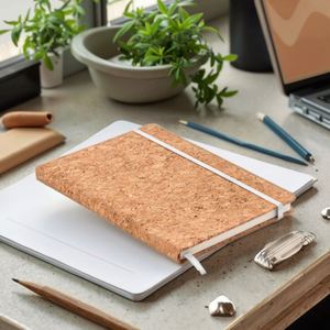 Promotional Eco-Friendly Recycled Cork Cover Notebook Personalized Logo Office Gift Set Patterned Pencils Paper - Product Image 5