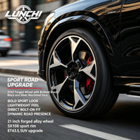 Jantes en aluminium forgé personnalisées 21*9 pour ZEEKR 9X/8X, jantes en alliage personnalisées OEM, roues 6061 T6, SUV, véhicules électriques, 5*108