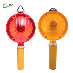 Lámpara estroboscópica led de cono de seguridad para carretera, luz de advertencia de tráfico <span class=keywords><strong>con</strong></span> anillo portátil, montada en mano, <span class=keywords><strong>con</strong></span> batería - Product Image 6