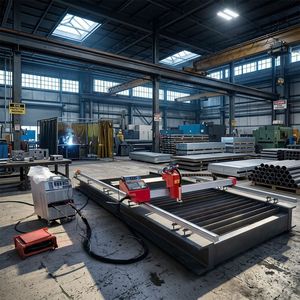 Machine de découpe plasma CNC portable QXLM-1530 - Table de découpe durable 220V/110V à faible coût d'entretien - Product Image 1