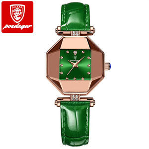 Para 368 Reloj de cuarzo de negocios de lujo para mujer con esfera estrellada y correa de acero inoxidable - Product Image 3