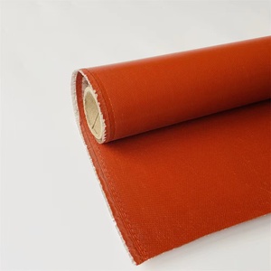 Tissu en fibre <span class=keywords><strong>de</strong></span> <span class=keywords><strong>verre</strong></span> à haute teneur en silice, enduit <span class=keywords><strong>de</strong></span> silicone d'un seul côté, résistant aux températures jusqu'à 1000 degrés Celsius, avec service <span class=keywords><strong>de</strong></span> découpe - Product Image 4