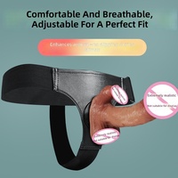 Vibromasseur Dildo en Silicone Souple et Portable avec Design de Pénis Réaliste de Grande Taille pour Couples Lesbiens et Femmes Adultes