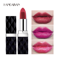 Handaiyan — ensemble de rouges à lèvres oem, 12 couleurs, mat vegan, tube de gloss personnalisé, étanche, longue durée