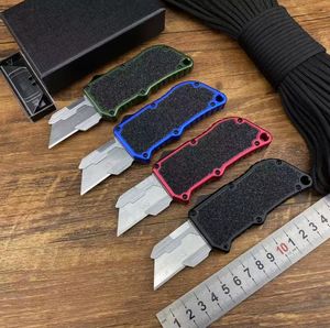 כיס edc סגסוגת אלומיניום מעטפת פעולה כפולה 5 להבים נוספים תיבת חותך תער סכין גילוח כלי uk 1706 - Product Image 1