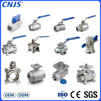 Vanne à boisseau sphérique manuelle en acier inoxydable à trois voies série KHB haute pression pour huile et haute température, personnalisable OEM, contrôle hydraulique