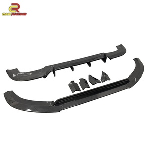 Kit carrosserie en carbone sec de style R pour mise à niveau W464 G63, lèvre de pare-chocs avant, pièces automobiles pour Mercedes-Benz Classe G G Wagon W463A - Product Image 4