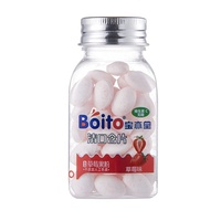 Comprimés buccaux de vitamine C en poudre de fruits, certifiés ISO, sans sucre, en boîte transparente, 38g