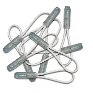 Xu Hướng Thời Trang Mới Biểu Tượng Tùy Chỉnh Silicone Nylon Dây Zip Kéo Màu Trắng Trong Suốt Màu Xanh Gradient Dây Kéo <span class=keywords><strong>Puller</strong></span> Cho Túi Xách Quần Áo - Product Image 5