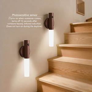 Modern LED Wardrobe Light with Sensor Control Warm <b>White</b> Rechargeable Battery-powered Lighting for Bedroom ABS Material - Product Image 5
