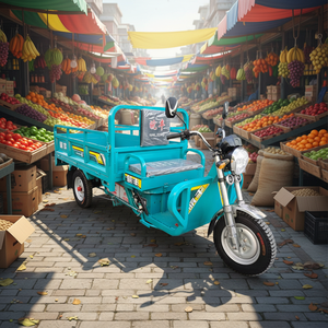 Chine usine WF1500DZH 1.9m trois portes Tricycle électrique 3 roues moto Cargo et remorques utilitaires corps ouvert 400kg charge utile - Product Image 4