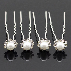 Elegante cristallo di perle forcine <span class=keywords><strong>per</strong></span> capelli in lega <span class=keywords><strong>accessori</strong></span> <span class=keywords><strong>per</strong></span> capelli da sposa <span class=keywords><strong>per</strong></span> <span class=keywords><strong>damigelle</strong></span> fiori donne e ragazze - Product Image 1