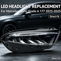 Kit carrosserie automobile, phares avant à LED pour Mercedes Benz Classe A 177 2023-2025 OE A1779065505 A1779065605