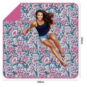 Hoge kwaliteit compacte waterdichte Oxford effen 4-seizoenen zomer campingdeken draagbare opvouwbare zandbestendige strandmat - Product Image 2