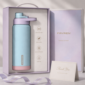 Gourde isotherme en acier inoxydable réutilisable et écologique à double paroi, à large ouverture, pour boissons chaudes et froides, personnalisable - Product Image 1
