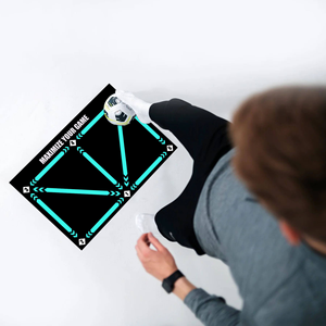 Tapete de Entrenamiento de Fútbol con Logotipo Personalizado, Tapete de Agilidad para Fútbol, Equipo de Entrenamiento, Accesorios Auxiliares Silenciosos para Driblear - Product Image 5