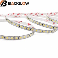 Bande lumineuse LED SMD 2835 3000K 4000K 6500K 120 LED, éclairage intérieur, 24 V CC, flexible, pour escalier, magasin, vitrine