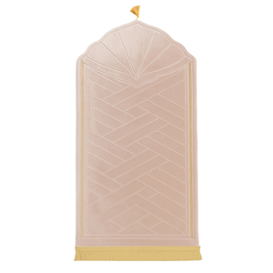 Tapis de prière en éponge gaufré, forme spéciale, tapis de prière musulman en éponge, Sajadah de haute qualité, tapis de prière pour la prière - Product Image 1