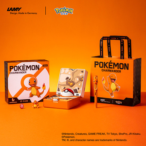 Auténtica Pluma Estilográfica <span class=keywords><strong>LAMY</strong></span> Safari Pokémon en Caja de Regalo, Charmander, Bulbasaur, Squirtle, Pluma de Escritura para Estudiantes, Regalo Coleccionable - Product Image 2