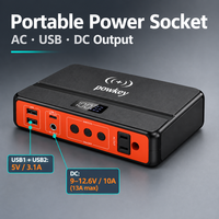 Station d'alimentation portable 83,3 Wh 85 W, alimentation 22500 mAh, entrée AC/DC USB-C, prise intégrée pour le camping, l'alimentation de secours en extérieur
