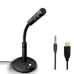 Microphone de bureau USB omnidirectionnel 3.5Mm, pour ordinateur portable, PC, jeu, <span class=keywords><strong>enregistrement</strong></span>, conversation, chant, réunion - Product Image 2