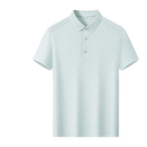 Men's Cotton Pique Knit Short Sleeve <b>Polo</b> Shirt Breathable Summer Workwear With Collar Custom Logo Available - Product Image 5