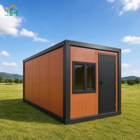 Maison conteneur préfabriquée détachable de 20 pieds pour atelier, camping, maison mobile, bureau pliable, maison rapide – Prix usine