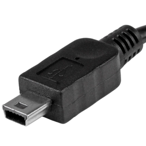 Câble USB OTG - Micro USB Mini USB-DP - Gaine en PVC - Blindage en feuille d'aluminium - Connecteurs noirs/argentés - Transmission de données vidéo - Ordinateur - Product Image 2