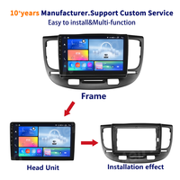 Pour Kia RIO 2005-2011 écran de voiture 9 pouces cadre Android multimédia Radio cadre Dash Kits facile intérieur accessoire installer