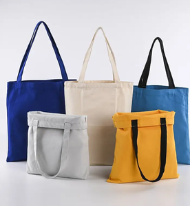 Sac à main en toile de coton blanc beige écologique, sac bandoulière, logo personnalisé, couleur - Product Image 3