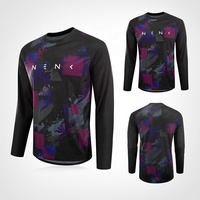 Jersey de manga larga para bicicleta de montaña, ropa con diseño personalizado, oem, impresión sublimada, logo reflectante