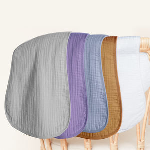 ผ้าช่วยเรอ100% ผ้าฝ้ายออร์แกนิคสำหรับเด็กทารกผ้ามัสลินสำหรับใช้ล้างหน้าดีไซน์ใหม่ - Product Image 3